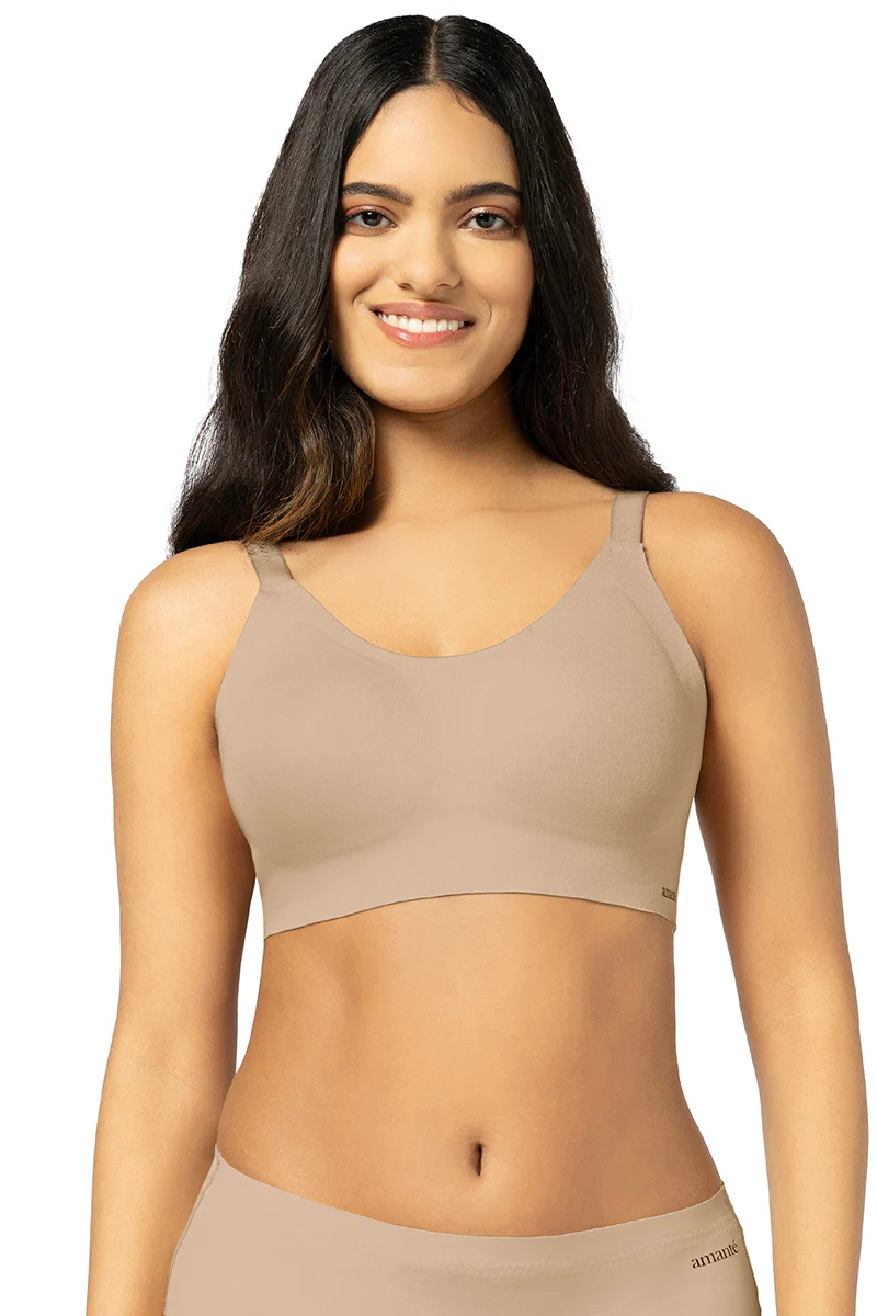 Amante  Invisi Breathe Non-Padded Non-Wired Cotton Bra