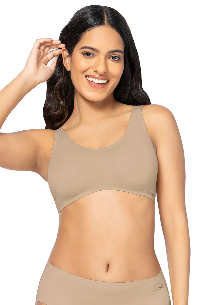 Amante Solid Padded Full Cup Wire Free T-Shirt Bra