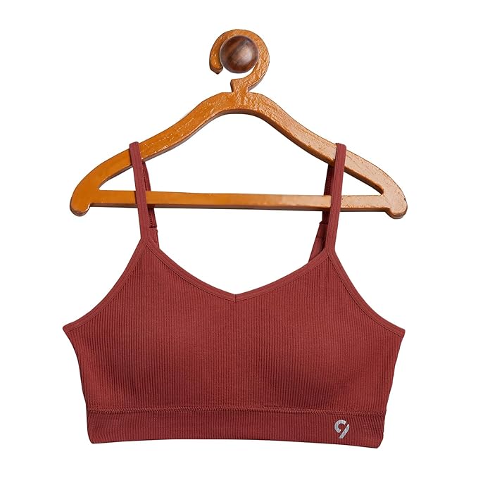 C9 Airwear Full Coverage Padded Teenager Rib Basic Bra  for Everyday Use