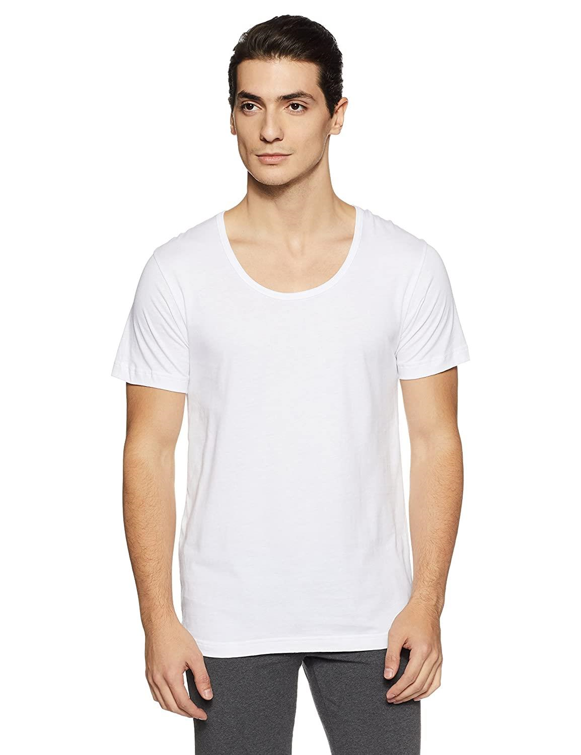 Van Heusen Men Regular Fit Half Sleeve Vest 100% Combed Cotton