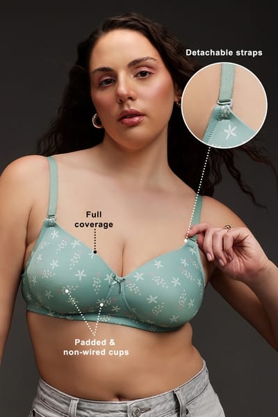 Clovia Women Full Coverage Lightly Padded T-shirt Bra