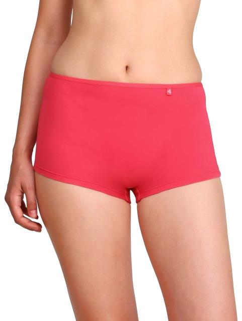Jockey  Women's High Coverage Super Combed Cotton Elastane Stretch Mid Waist Boy Shorts Panty with Concealed Waistband and Stay Fresh Treatment