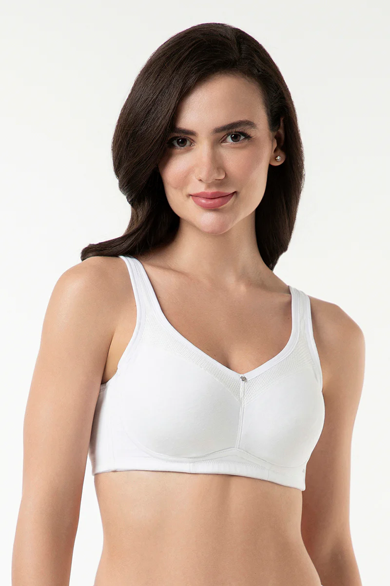 Amante Solid Non Padded Non-Wired Full Coverage Support Bra