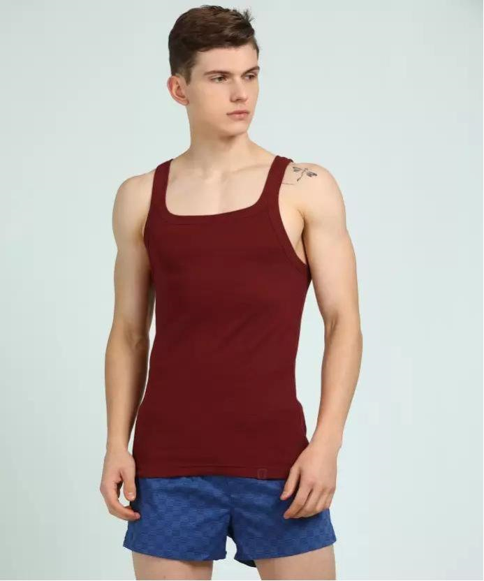 VH MEN VEST RACER 100% COTTON