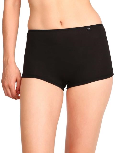 Jockey  Women's High Coverage Super Combed Cotton Elastane Stretch Mid Waist Boy Shorts Panty with Concealed Waistband and Stay Fresh Treatment