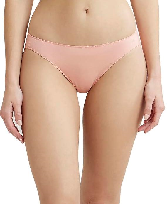 Jockey Women's Medium Coverage Micro Modal Elastane Stretch Mid Waist Bikini Concealed Waistband and Stay Fresh Treatment