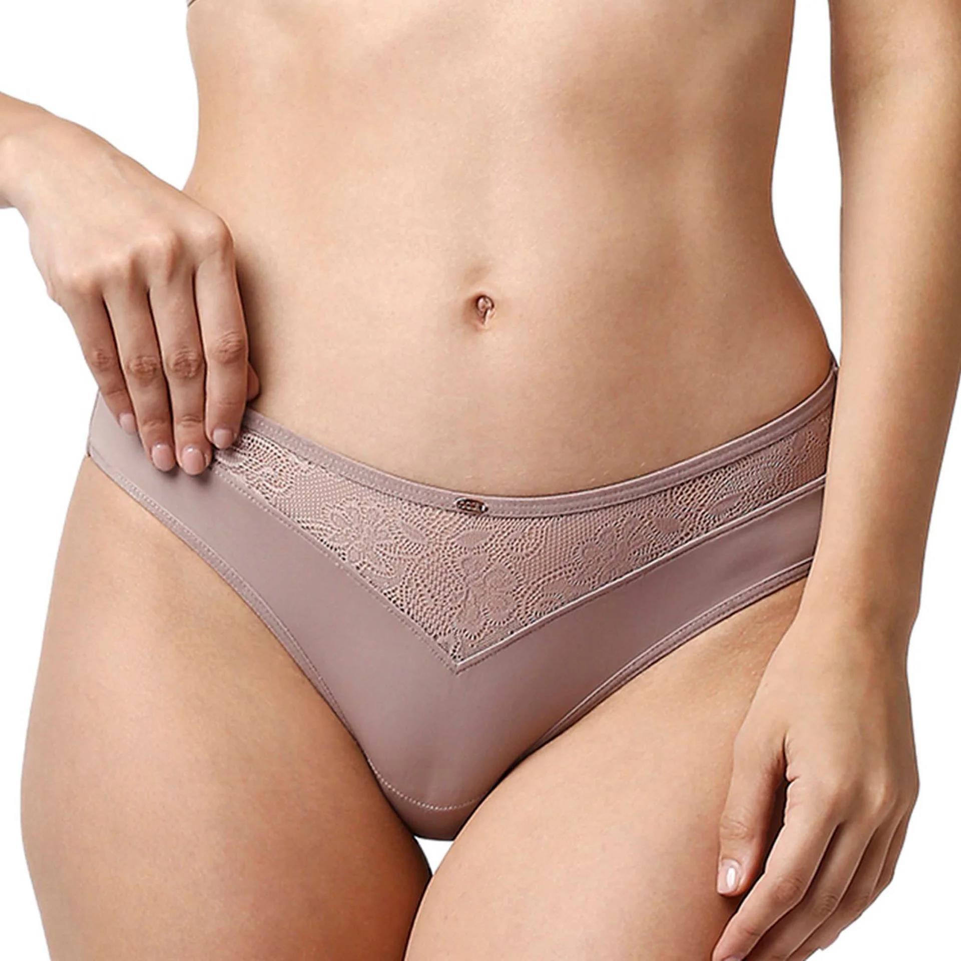 SOIE PANTY MID RISE BRIEF WITH LACE DETSILING PANTY