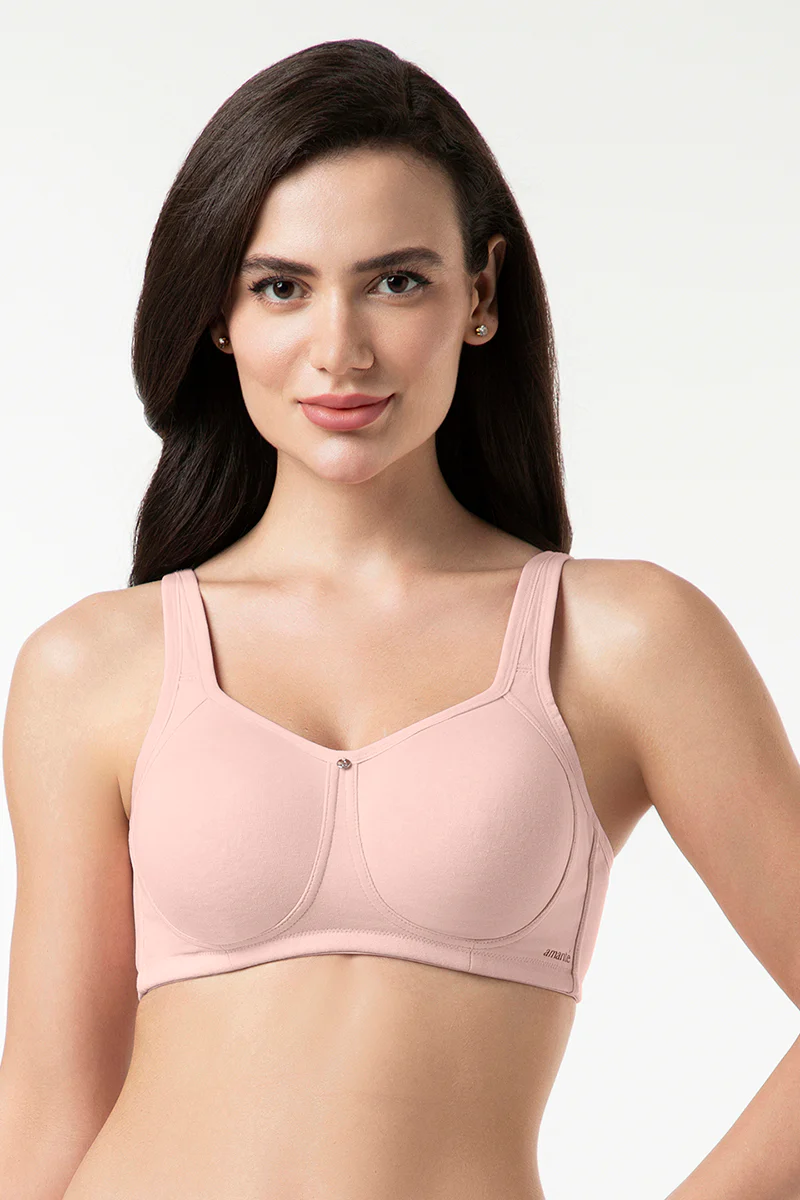Amante Solid Non Padded Non-Wired Full Coverage Support Bra