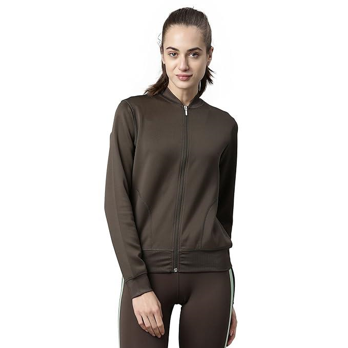 ENAMORE LADIES BOMBER JACKET DRY FIT JACKET WITH ZIPPER POCKETS JECKET