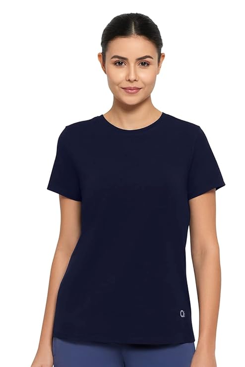 AMANTE LADIES T-SHIRT SHORT SLEEVEE CREW NECK T-SHIRT