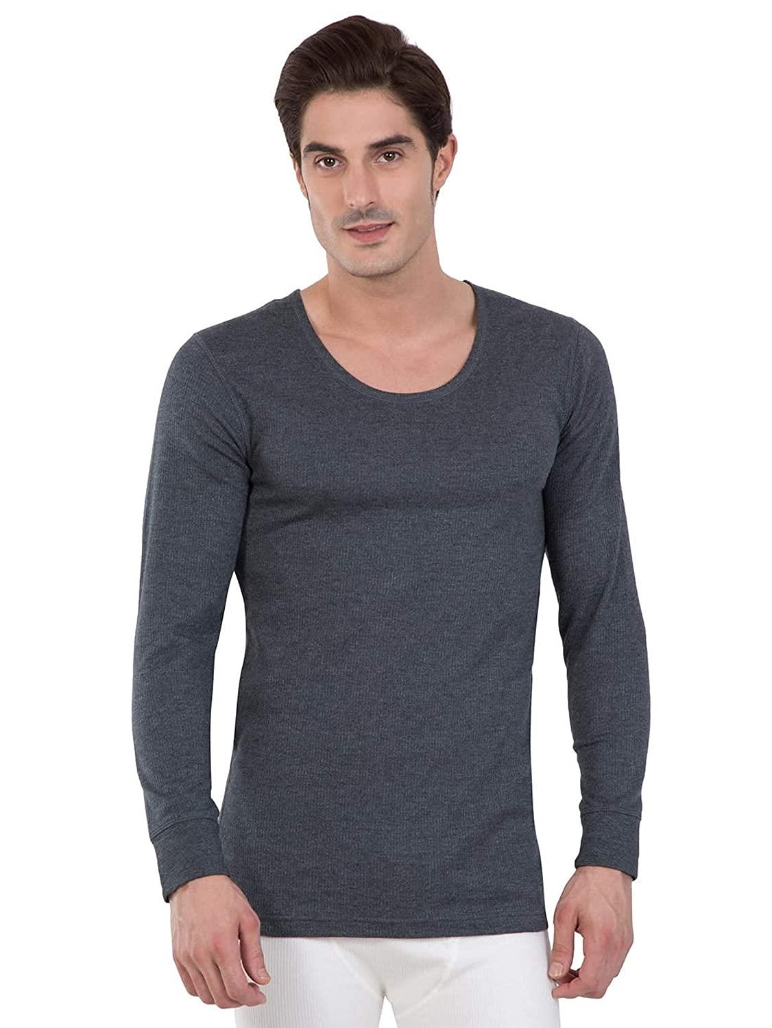 Jockey Men's Super Combed Cotton Rich Full Sleeve Regular Fit Thermal