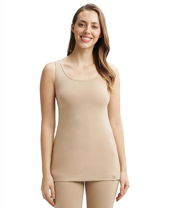 Jockey Women  Microfiber Elastane Stretch Tank Top  Thermal