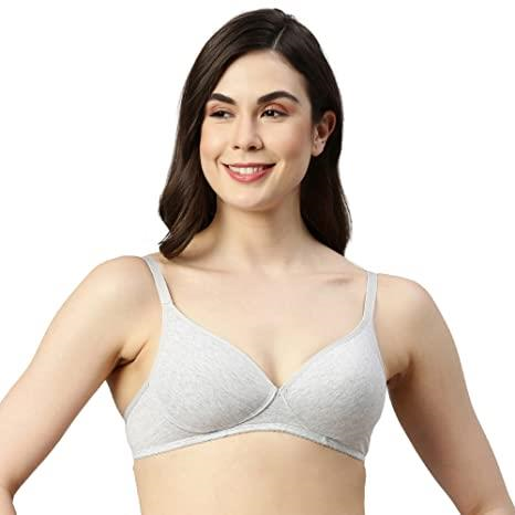 Enamor  Perfect Coverage Cotton Plus Size T-Shirt Bra for Women- Padded and Wirefree