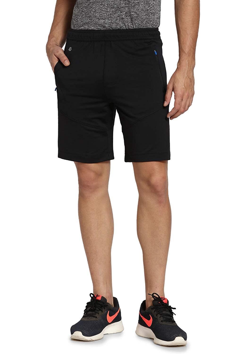 Van Heusen Active Men Knit Shorts - Polyester Spandex