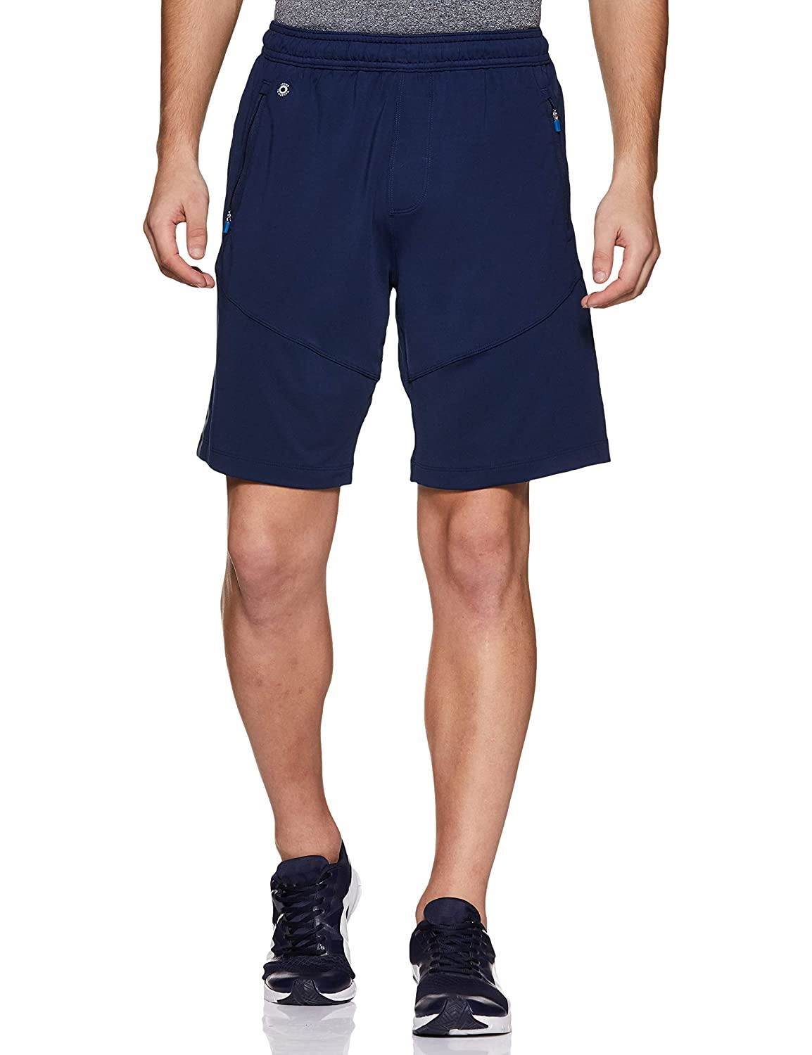 Van Heusen Active Men Knit Shorts - Polyester Spandex