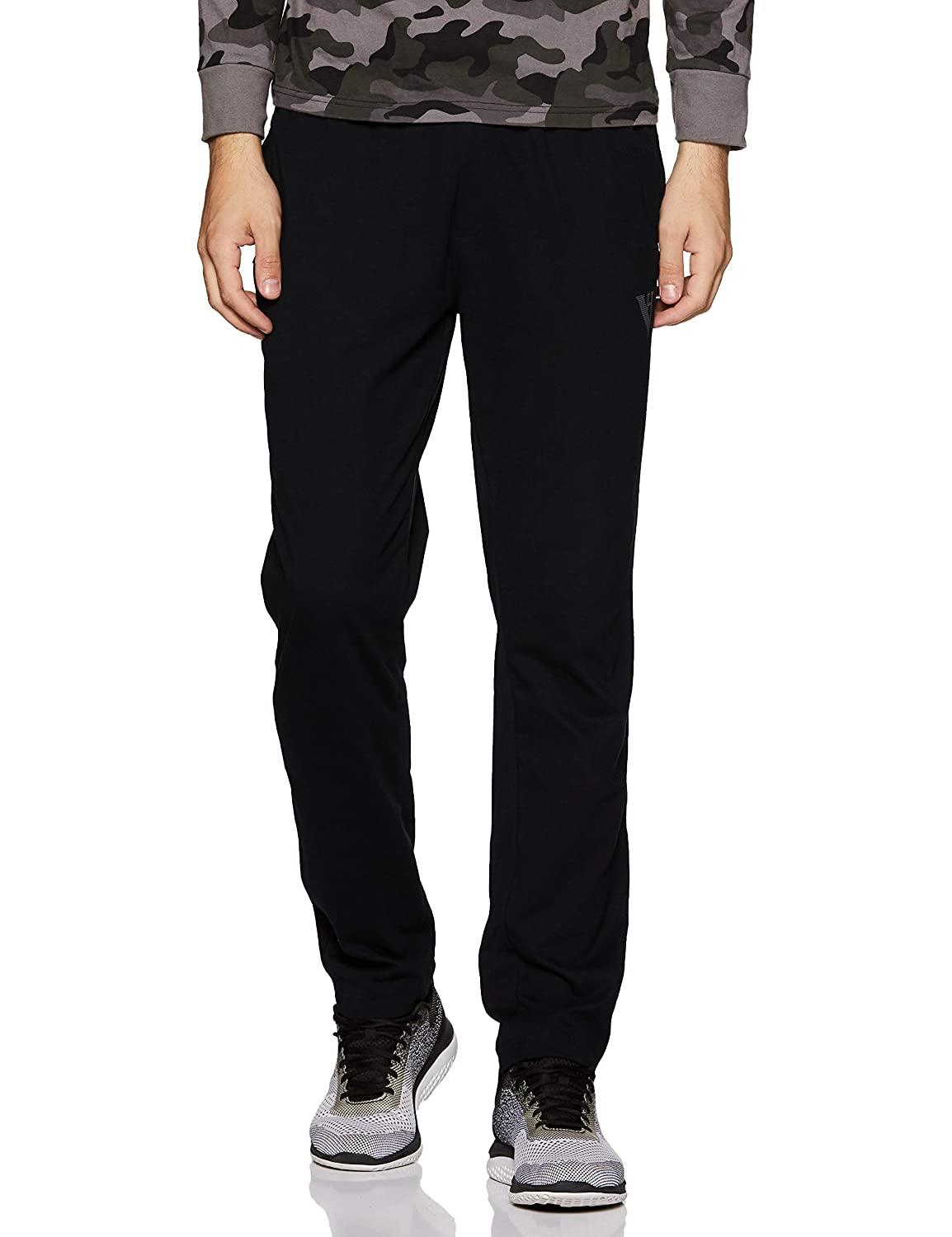 Van Heusen Men Athleisure Smart Tech Regular Fit Track pants - Easy Stain Release, Anti Stat, Ultra Soft