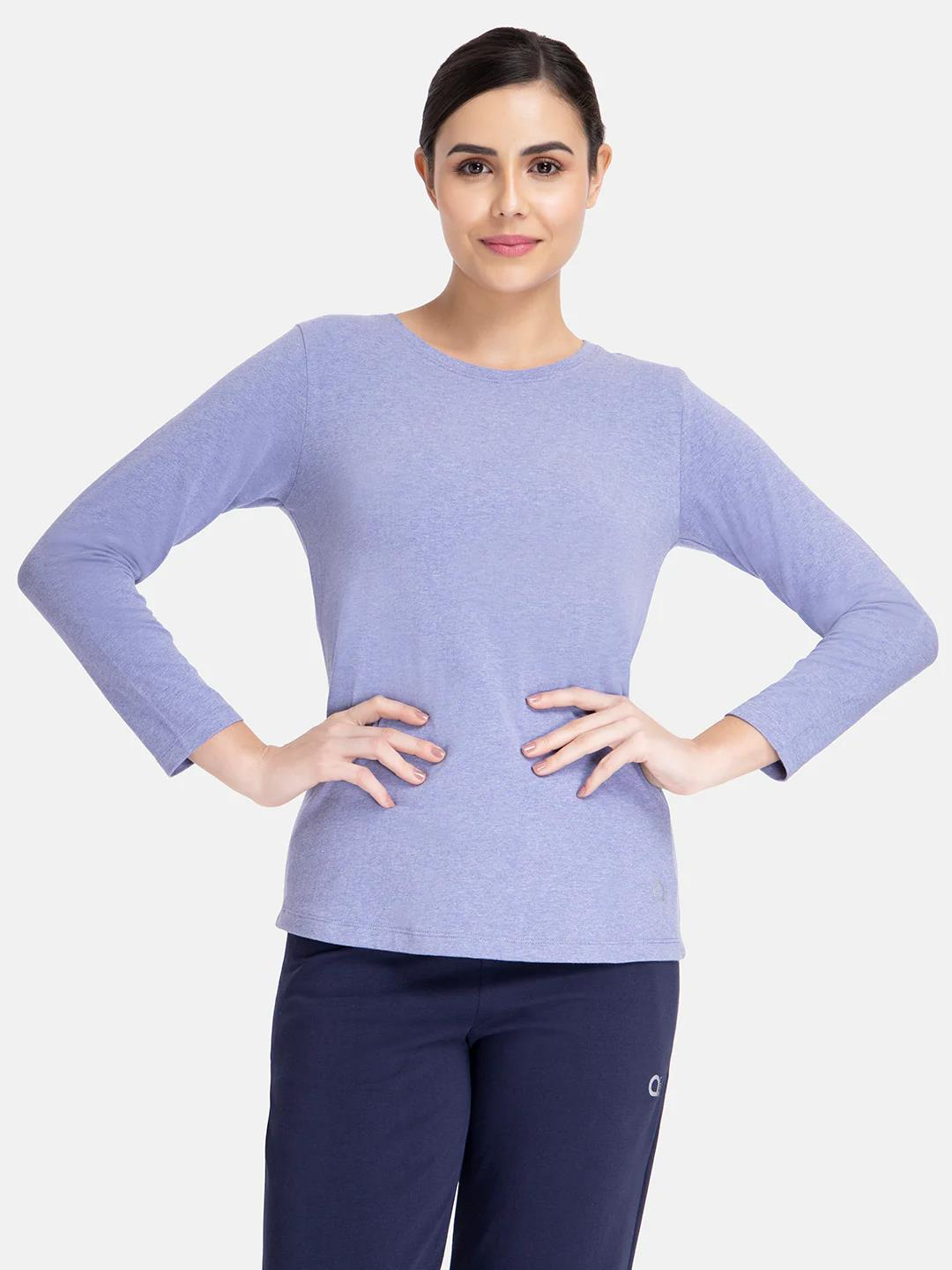 AMANTE Long Sleeve Round Neck T-Shirt