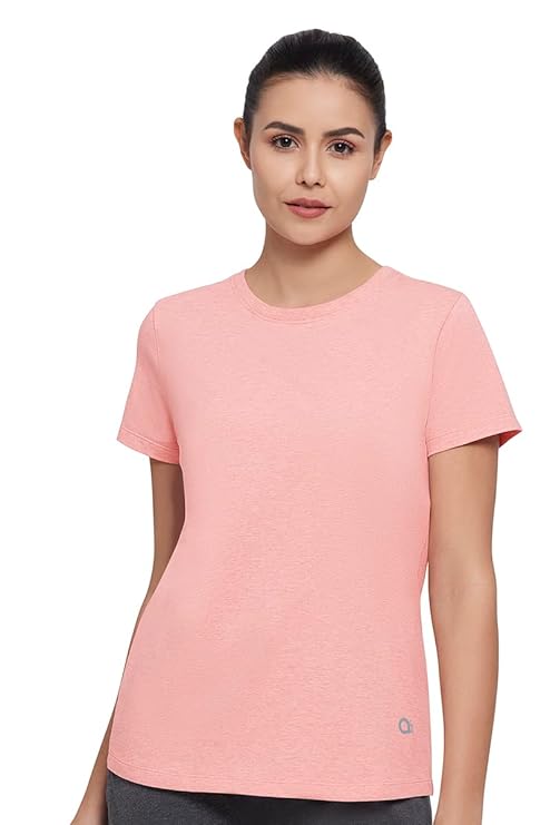 AMANTE LADIES T-SHIRT SHORT SLEEVEE CREW NECK T-SHIRT