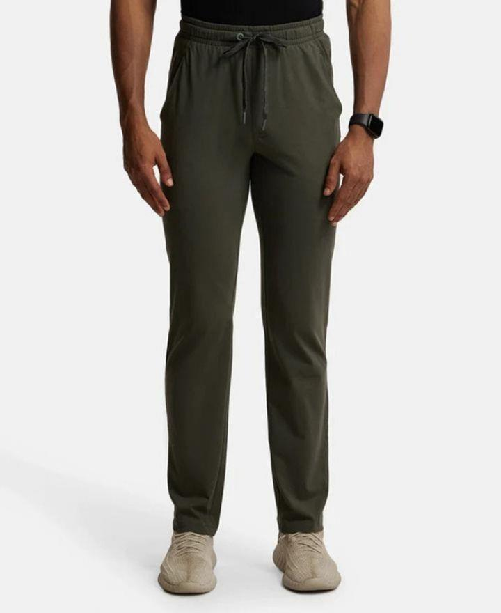 Jockey Men's Super Combed Cotton Rich Slim Fit Mid Rise Trackpants