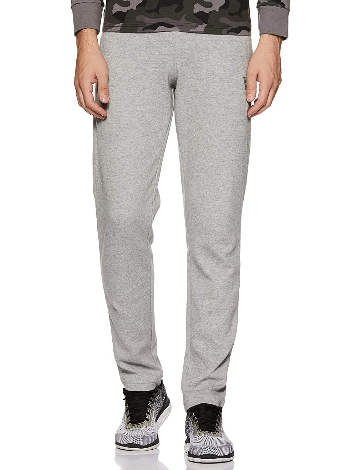 Van Heusen Men's Regular Fit Mid Rise Athleisure Smart Tech Trackpants - Easy Stain Release, Anti Stat, Ultra Soft