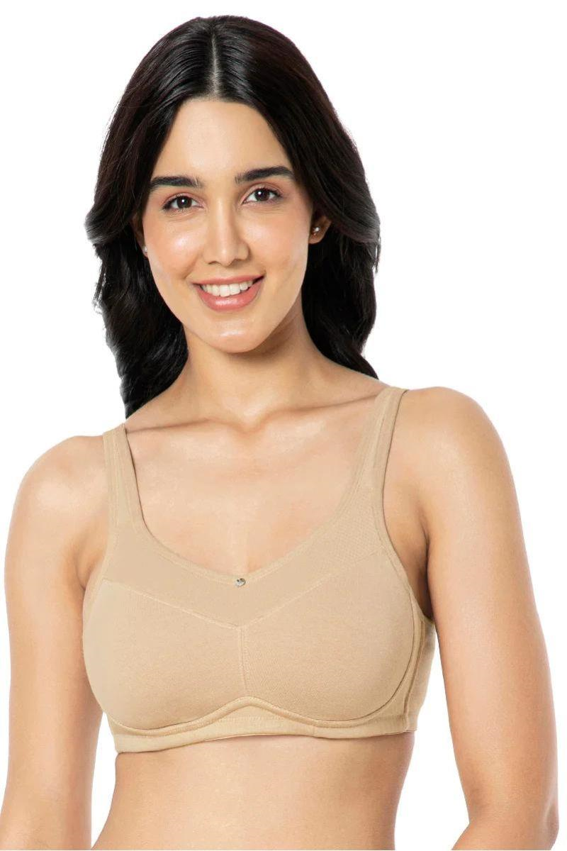 Amante Solid Non Padded Non-Wired Full Coverage Support Bra