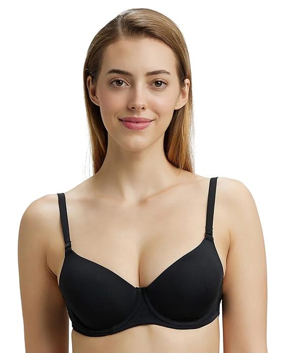 Jockey Women's Wired Padded Soft Touch Microfiber Elastane Stretch Medium Coverage Multiway Backless Bra