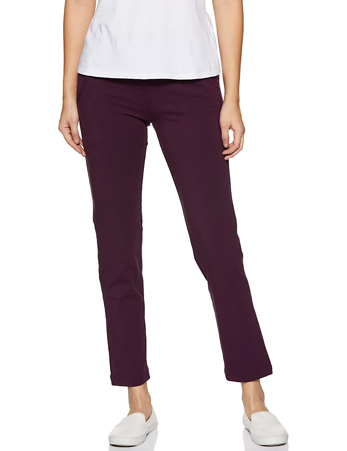 Van Heusen Women's Straight Fit High Rise Smart Tech+ Lounge Pant