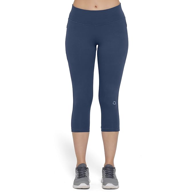 AMANTE LADIES CAPRI SLIM FIT WITH 3/4 LENGTH MID RISE CAPRI