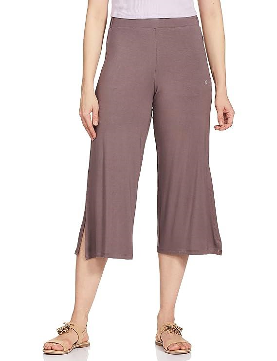 ENAMORE LADIES CAPRI VISCOSE STRETCH JERSEY ZIPPER POCKET CAPRI