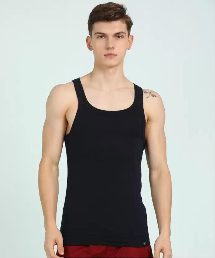 VH MEN VEST RACER 100% COTTON