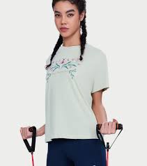 Enamor Active Graphic Tee – breathable, sweat-wicking all-day comfort