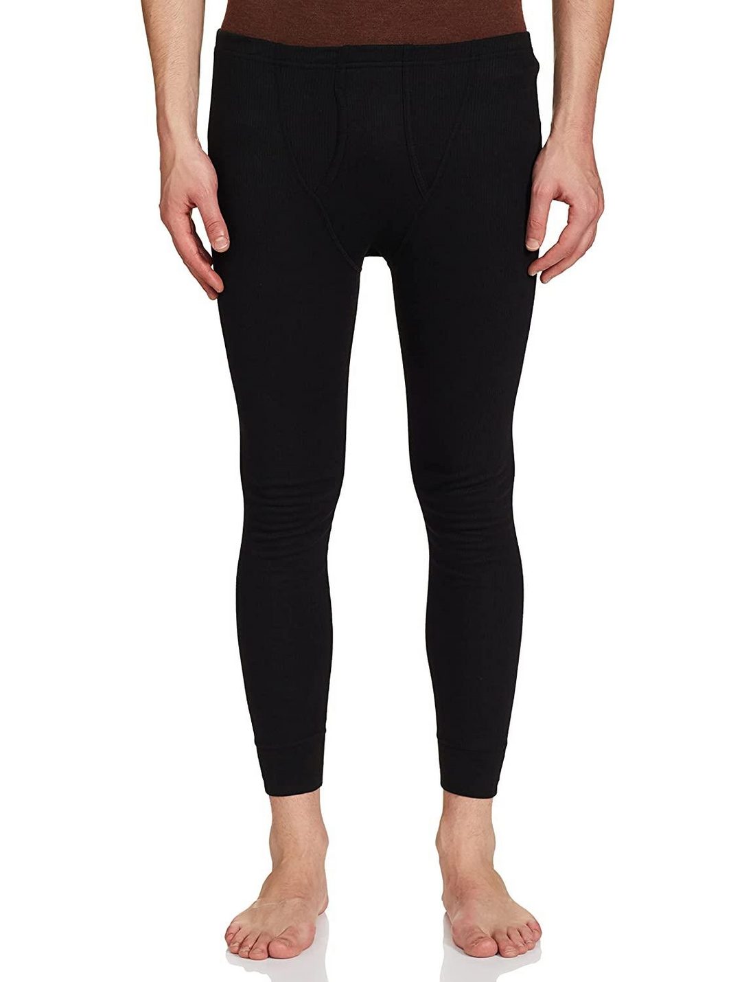 Jockey Men's Super Combed Cotton Rich Skinny Fit Mid Rise Thermal Long Johns