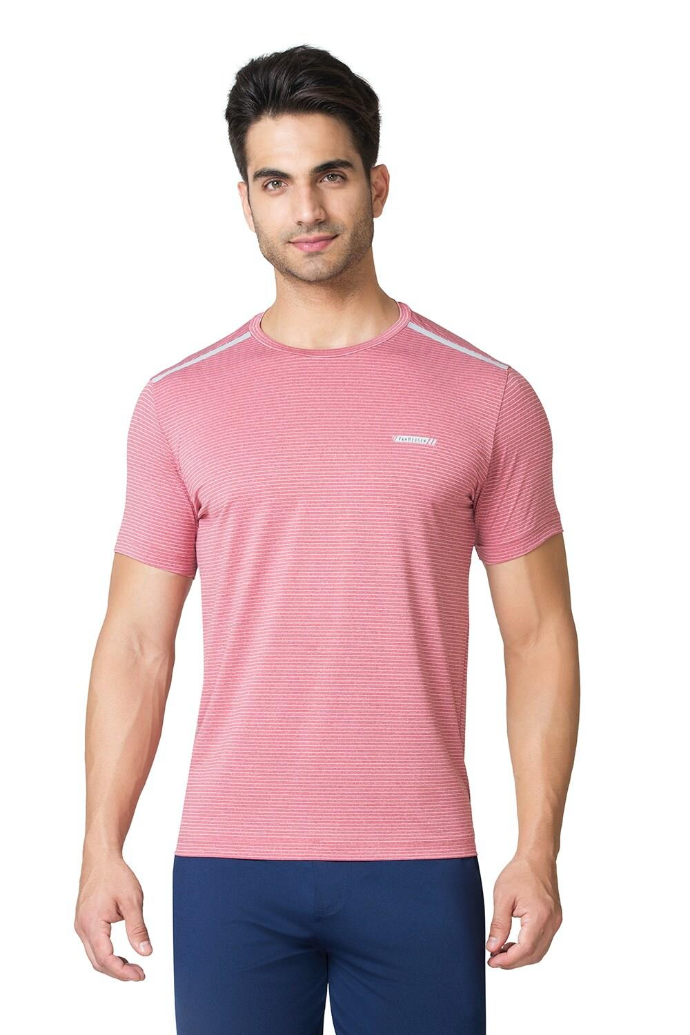 VAN HEUSEN MEN SPORTS SHORT SLEEVES ROUND NECK T-SHIRT