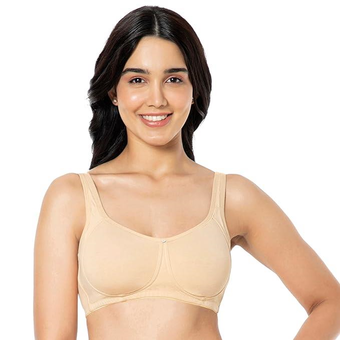 Amante Solid Non Padded Non-Wired Full Coverage Support Bra