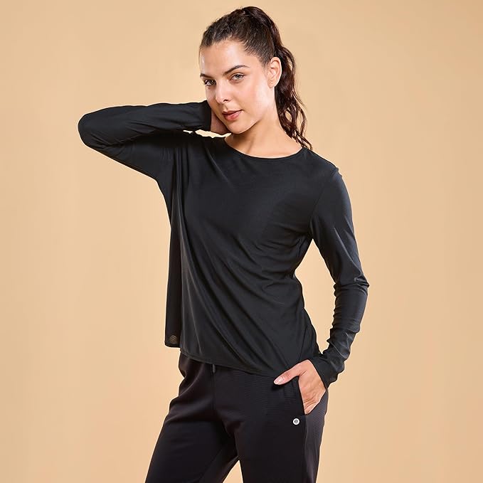 ENAMORE WOMEN T-SHIRT THUMBHOLE SLEEVES