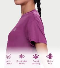 Enamor Active Graphic Tee – breathable, sweat-wicking all-day comfort