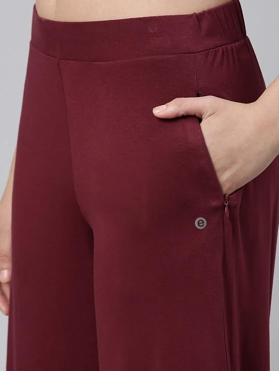 ENAMORE LADIES CAPRI VISCOSE STRETCH JERSEY ZIPPER POCKET CAPRI