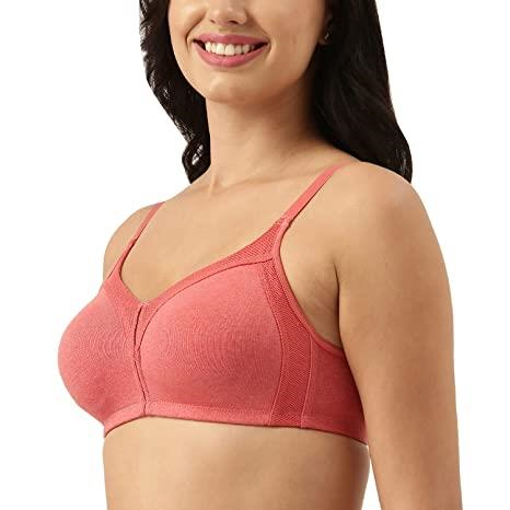 Enamor  Npn Padded M Frame No Bounce Full Support Cotton Bra for Women - Non-Padded Non-Wired & Full Coverage with Cooling Technology