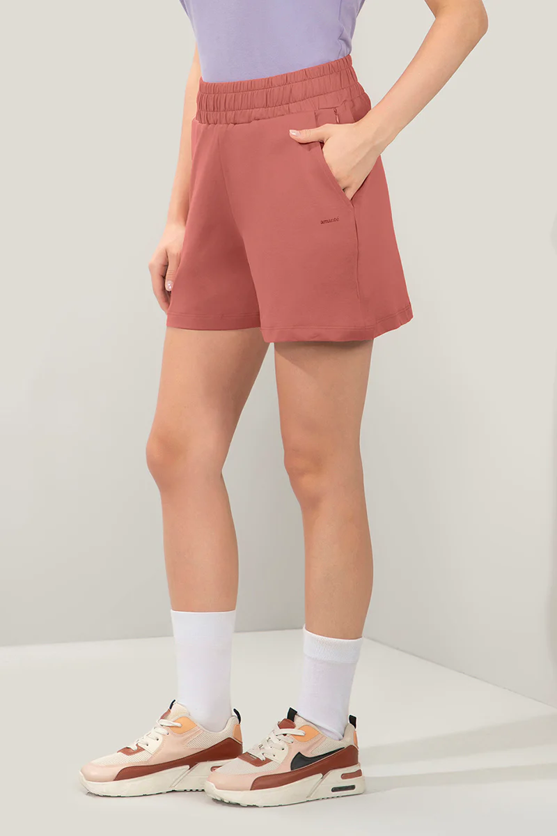 AMANTE WOMEN SHORTS MID-THING LENGTH ELEMENTS COMFORT SHORT