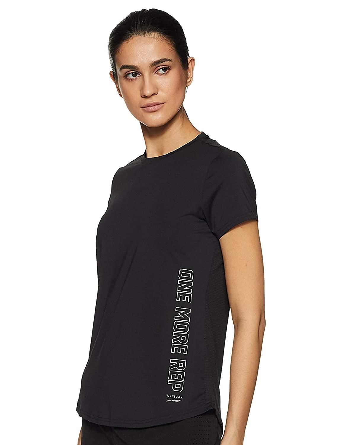 VAN HEUSEN LADIES SPORTS ROUND NECK T-SHIRTS