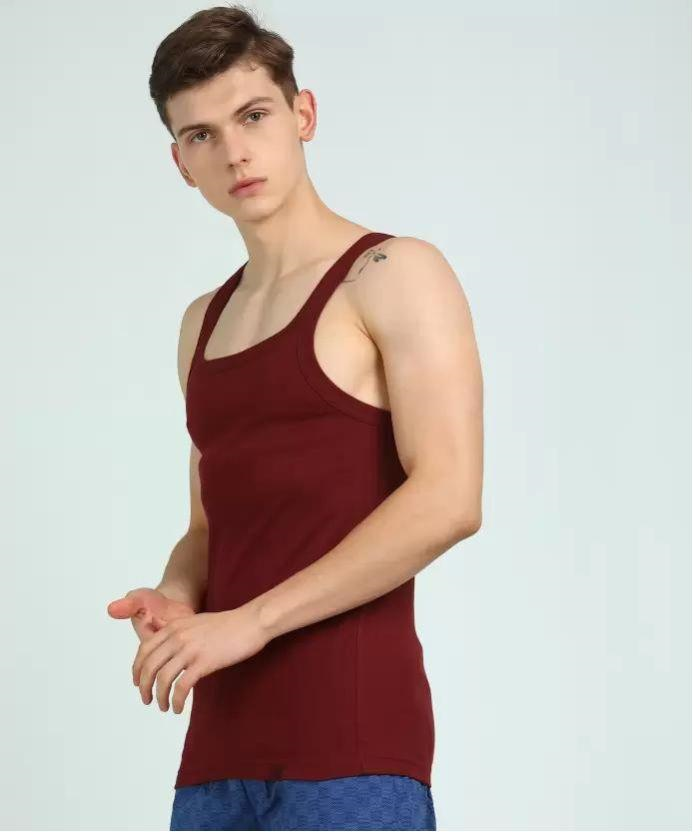 VH MEN VEST RACER 100% COTTON