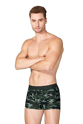 Van Heusen Men Breathable AIR Series Active Printed Trunk - Microfibre Elastane - Swift Dry, 4-Way Stretch