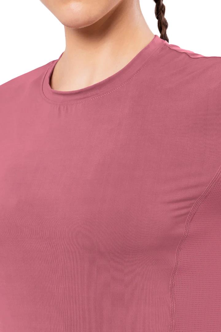 AMANTE Flaunt Short Sleeve Round Neck T-Shirt