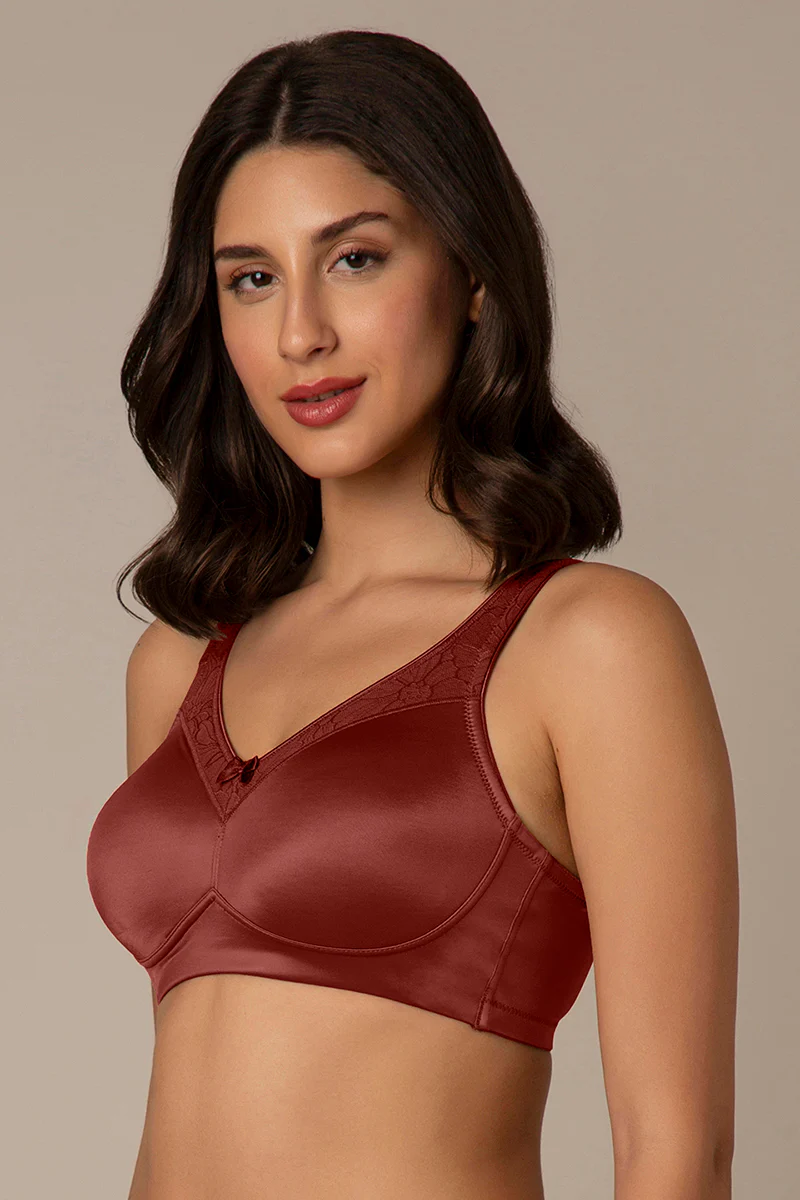 AMANTE NON PADDED NON WIRED BRA FULL COVERAGE SEAMLESS BRA
