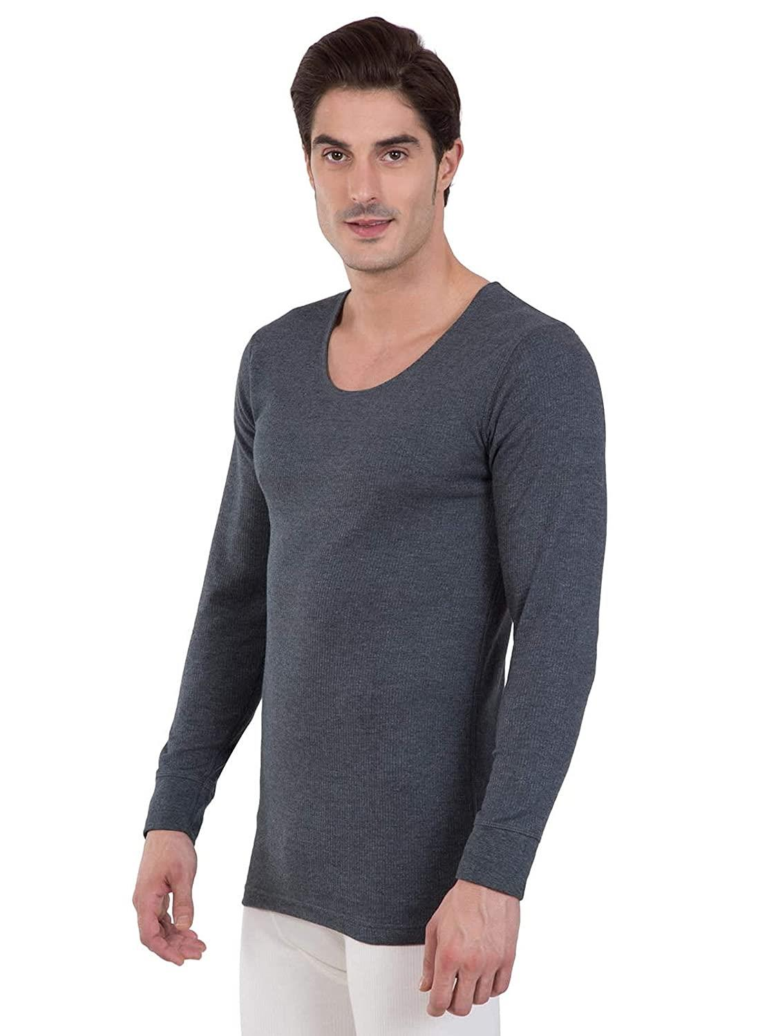 Jockey Men's Super Combed Cotton Rich Full Sleeve Regular Fit Thermal