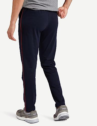 Van Heusen Men's Regular Fit Mid Rise Athleisure Smart Tech Trackpants