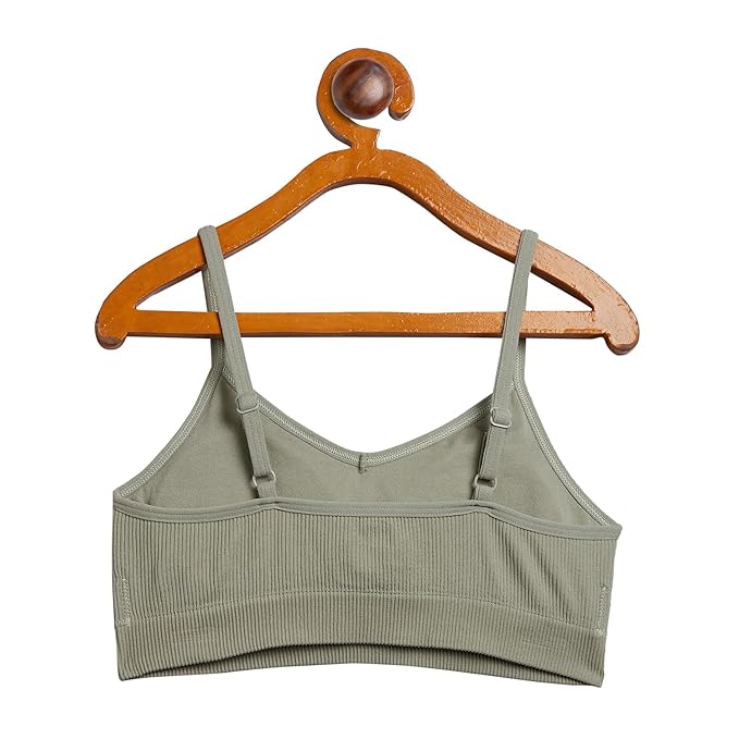 C9 Airwear Full Coverage Padded Teenager Rib Basic Bra  for Everyday Use