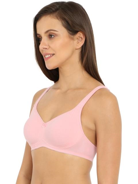 Jockey  Women Super Combed Cotton Elastane Everyday Bra | Wirefree | Non Padded | Full Coverage with Contoured Shaper Panel | Fabric