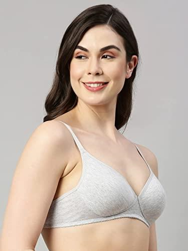 Enamor  Perfect Coverage Cotton Plus Size T-Shirt Bra for Women- Padded and Wirefree