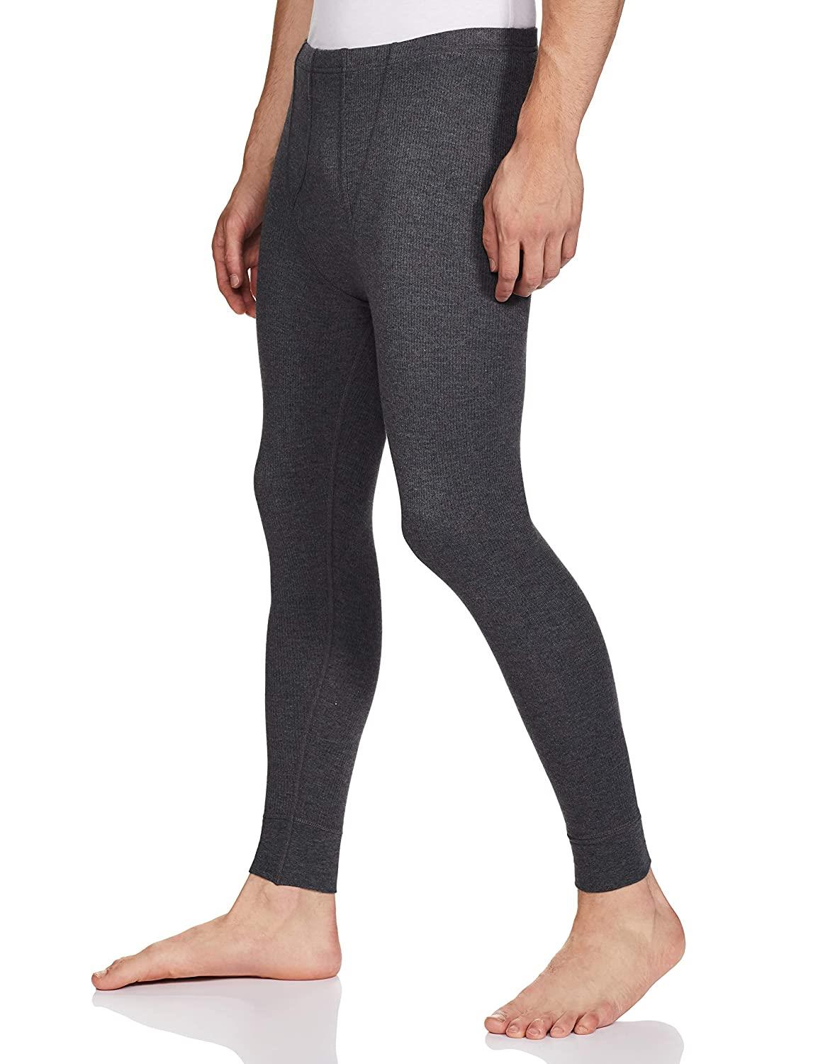 Jockey Men's Super Combed Cotton Rich Skinny Fit Mid Rise Thermal Long Johns